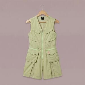 Zoom Jordan Women's Air Jordan Heatwave Flightsuit 'Limelight', XS